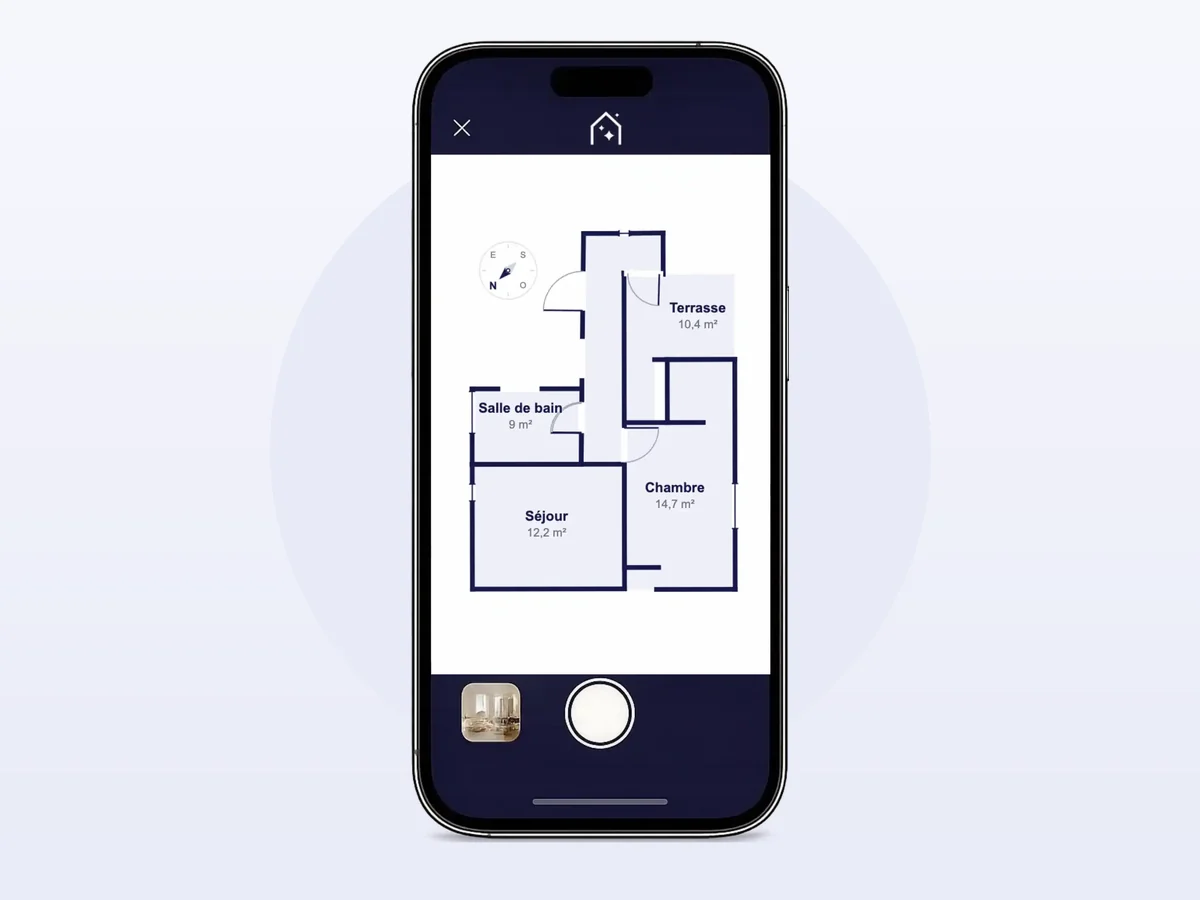 Obtenha um plano 2D de um imóvel em poucos minutos