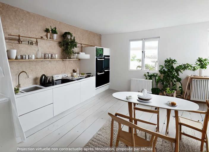 Projection home staging IACrea générée