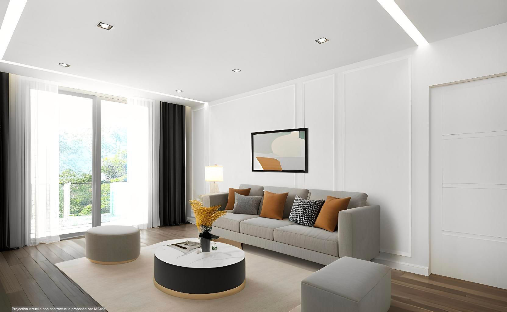 IACrea generated home staging projection