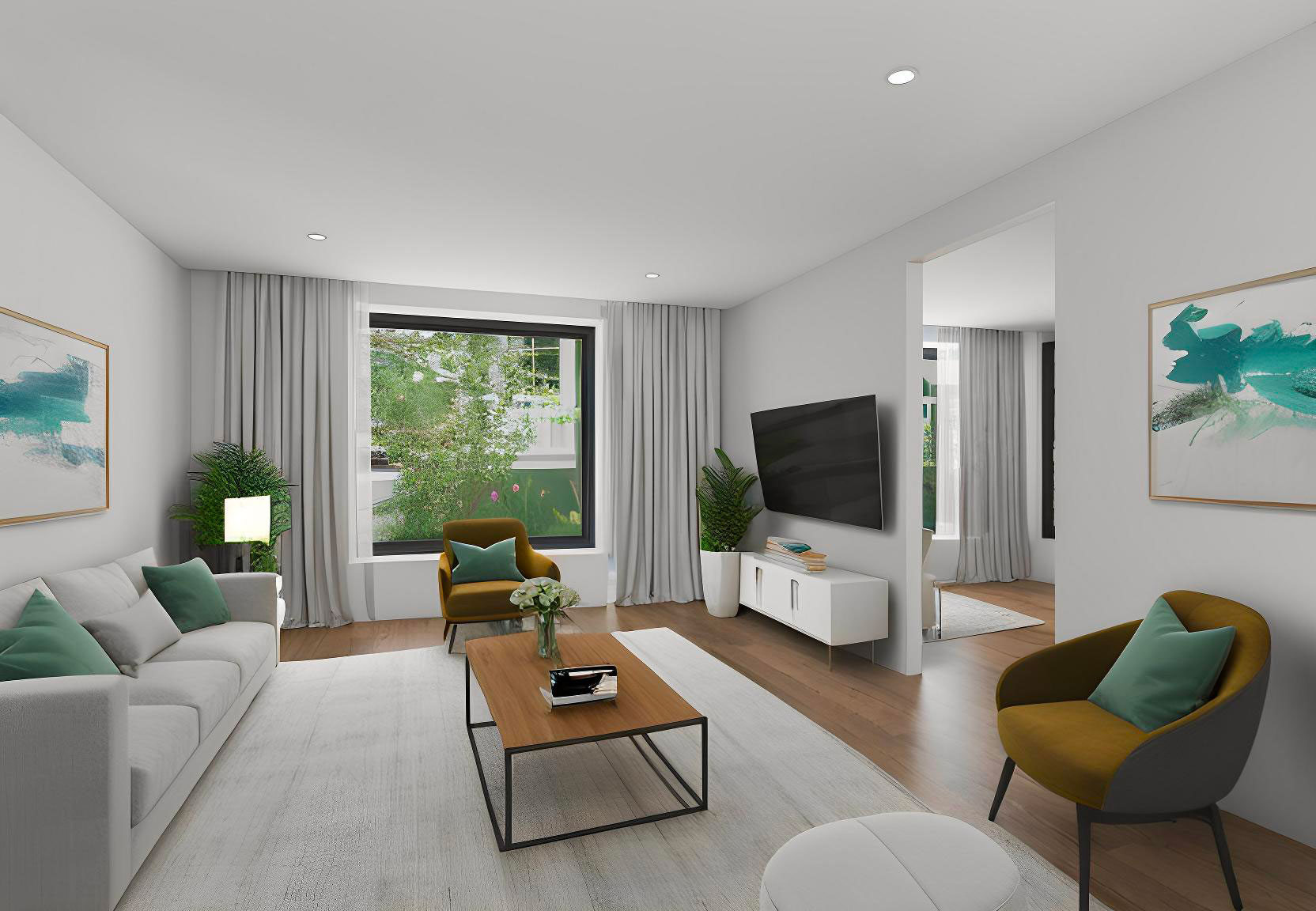 IACrea generated home staging projection